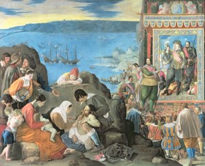 La recuperación de la Bahía de San Salvador, Brasil, c.1634-35